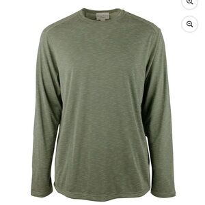 Tommy Bahama Island Zone Flip Tide Tee Men's Reversible Long Sleeve Shirt